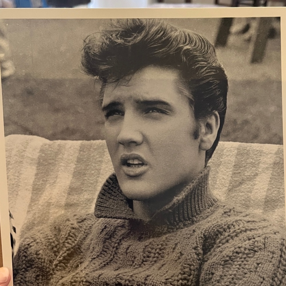 Vintage Elvis Presley Jailhouse Rock Framed post card